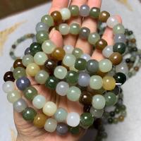 Hetian Jade Pulsera, Cubo, pulido, unisexo, color mixto, 9x10mm, longitud aproximado 7.5 Inch, Vendido por UD