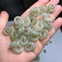 Hetian Jade Privjesak, uglađen, bez spolne razlike, svijetlozelena, 14.70x4mm, Prodano By PC