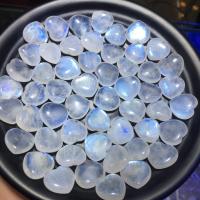 Moonstone Karoliukai, Širdis, poliruotas, Pasidaryk pats & ne skylė, baltas, 15-17mm, Apytiksliai 53kompiuteriai/Krepšys, Pardavė Krepšys