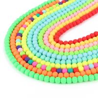 Grânulos de argila de polímero, Roda, Adesivo Epóxi, DIY, Mais cores pare escolha, 8x7mm, Aprox 53PCs/Strand, vendido por Strand