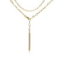 Collana Multi strato, 304 acciaio inox, with 1.96 inch extender chain, per la donna & a più fili, nessuno, Lunghezza Appross. 15.74 pollice, Venduto da PC