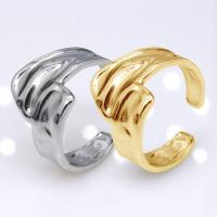 Anillos para Parejas, acero inoxidable 304, Ajustable & Joyería & unisexo, más colores para la opción, 14mm, Vendido por UD