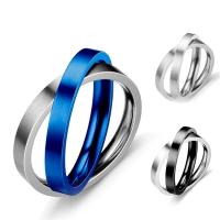 Anillos para Parejas, acero inoxidable 316L, Joyería & unisexo & diverso tamaño para la opción, más colores para la opción, 3mm, Vendido por UD