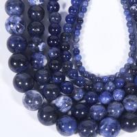 Perles en sodalite, poli, DIY & normes différentes pour le choix, Vendu par Environ 15.16 pouce brin