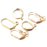 Stainless Steel Lever Back Earring Component 304 Stainless Steel Galvanic plating DIY Sold By PC