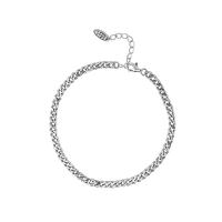 Sterling Silver Armband, 925 sterling silver, polerad, mode smycken & för kvinna, ursprungliga färgen, 190mm, Säljs av PC