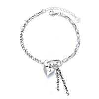 Argento Bracciali, 925 sterline d'argento, lucido, gioielli di moda & per la donna, colore originale, 190mm, Venduto da PC