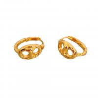 Brass Huggie Hoop Earring plated for woman & hollow nickel lead & cadmium free 18mm Sold By Pair