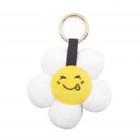 Key Chain, Plush, med Zinc Alloy, Flower, for kvinde, nikkel, bly & cadmium fri, 120mm, Solgt af PC