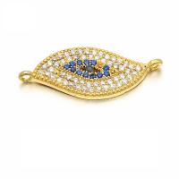 Cubic Zirconia Micro Pave Brass Connector plated micro pave cubic zirconia Sold By PC