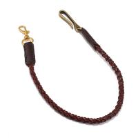 Kuhhaut Taillenkette, mit Zinklegierung, goldfarben plattiert, Modeschmuck & unisex, braun, Länge 61-62 cm, verkauft von PC