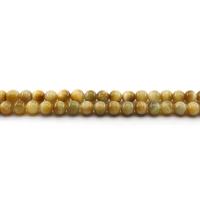 Tiger Eye Kralen, Ronde, gepolijst, DIY & verschillende grootte voor keus, gouden, Per verkocht Ca 38 cm Strand