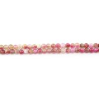 Jade kralen, Jade Rainbow, Ronde, gepolijst, DIY, roze, 6mm, Ca 62pC's/Strand, Verkocht door Strand