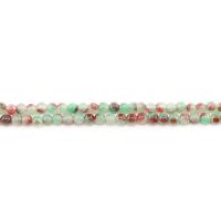 Jade Beads, Jade Rainbow, Runde, poleret, du kan DIY, blandede farver, 6mm, Ca. 62pc'er/Strand, Solgt af Strand