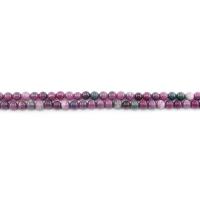 Jade Pärlor, Jade Rainbow, Rund, polerad, DIY, purpur, 6mm, Ca 62PC/Strand, Säljs av Strand