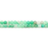 Jade Gyöngyök, Jade Rainbow, Kerek, csiszolt, DIY, zöld, 10mm, Kb 38PC-k/Strand, Által értékesített Strand