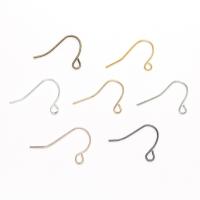 Σίδερο Hook Earwire, DIY, περισσότερα χρώματα για την επιλογή, νικέλιο, μόλυβδο και κάδμιο ελεύθεροι, 21x12mm, 100PCs/τσάντα, Sold Με τσάντα