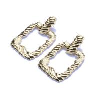 Zinc Alloy Drop Earrings plated fashion jewelry & for woman nickel lead & cadmium free Sold By Pair