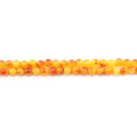 Grânulos de Jade, jade colorida, Roda, polido, DIY, laranja, 10mm, Aprox 38PCs/Strand, vendido por Strand