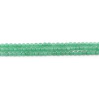 Grânulos de mármore naturais, tingido de mármore, Roda, polido, DIY & facetada, verde, 6mm, Aprox 62PCs/Strand, vendido por Strand