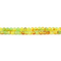 Jade Pärlor, Jade Rainbow, Rund, polerad, DIY, grön, 6mm, Ca 62PC/Strand, Säljs av Strand