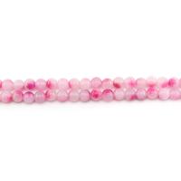 Jade Pärlor, Jade Rainbow, Rund, polerad, DIY, rosa, 10mm, Ca 38PC/Strand, Säljs av Strand