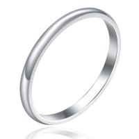 Acier de tungstène bague, Placage, normes différentes pour le choix & pour femme, plus de couleurs à choisir, 2mm, Vendu par PC