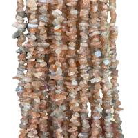 Abalorios de Ágata, Sun Agate, Irregular, pulido, Bricolaje, 3x5mm, aproximado 300PCs/Sarta, Vendido para aproximado 80 cm Sarta