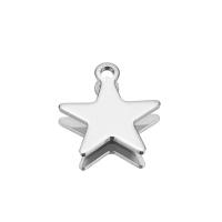 Titanhäng, Titan Stål, Star, plated, fler färger för val, 12x13mm, Säljs av PC