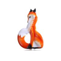 Emalj Brosch, Zink Alloy, Fox, för kvinna, fler färger för val, 34x53mm, Säljs av PC