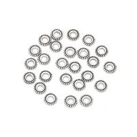 Zinklegierung Zwischenperlen, Kreisring, antik silberfarben plattiert, DIY, frei von Nickel, Blei & Kadmium, 5.50mm, ca. 100PCs/Tasche, verkauft von Tasche