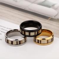 Titantium Steel Finger Ring, Titanium Steel, különböző méretű a választás & az ember, több színt a választás, Által értékesített PC