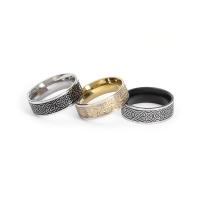 Bague acier titane, normes différentes pour le choix & pour homme, plus de couleurs à choisir, 8mm, Vendu par PC