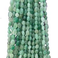 Perles aventurine, aventurine vert, Irrégulière, poli, DIY, vert, 5x9mm, Environ 55PC/brin, Vendu par Environ 40 cm brin