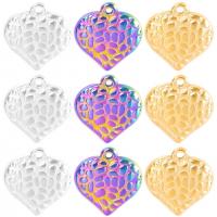 Titanium Steel Pendants Heart Vacuum Ion Plating Unisex Sold By PC