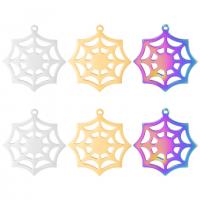 Titanium Steel Pendants Spider Web Vacuum Ion Plating Unisex Sold By PC