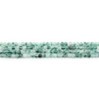 Light Mottle Green Jade Kraal, Ronde, gepolijst, DIY, groen, 4mm, Ca 90pC's/Strand, Verkocht door Strand