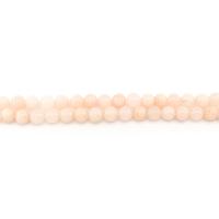 Värjätty Marble Helmi, Pyöreä, kiiltävä, tee-se-itse, vaaleanpunainen, 10mm, N. 38PC/Strand, Myymät Strand