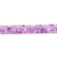 Jade Rainbow Kraal, Ronde, gepolijst, DIY, purper, 4mm, Ca 90pC's/Strand, Verkocht door Strand