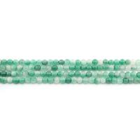 jade colorida grânulos, miçangas, Roda, polido, DIY, verde, 4mm, Aprox 90PCs/Strand, vendido por Strand