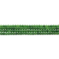 tingido de mármore grânulos, miçangas, Roda, polido, DIY, verde, 4mm, Aprox 90PCs/Strand, vendido por Strand