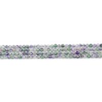 Jade Rainbow Bead, Runde, poleret, du kan DIY & facetteret, blandede farver, 4mm, Ca. 90pc'er/Strand, Solgt af Strand