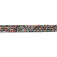 jade colorida grânulos, miçangas, Roda, polido, DIY & facetada, cores misturadas, 4mm, Aprox 90PCs/Strand, vendido por Strand