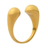 Partículas de acero Anillo de dedo Cuff, chapado, para mujer, más colores para la opción, 2mm, Vendido por UD