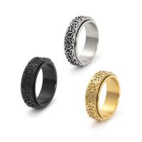 Acier titane bague, bijoux de mode & normes différentes pour le choix & pour homme, plus de couleurs à choisir, 8mm, Vendu par PC