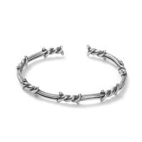 Titanium ocel Cuff náramek, módní šperky & unisex, více barev na výběr, Vnitřní průměr:Cca 60mm, Prodáno By PC