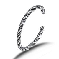 Cupronickel Chufa Bangle, airgid tiubh plátáilte, Inchoigeartaithe & unisex, dath bunaidh, Díolta De réir PC