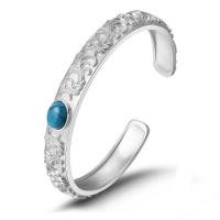 cupronickel bracelet manchette, avec turquoise, Placage, Réglable & unisexe, plus de couleurs à choisir, Vendu par PC