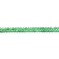 tingido de mármore grânulos, miçangas, Roda, polido, DIY, verde, 4mm, Aprox 90PCs/Strand, vendido por Strand