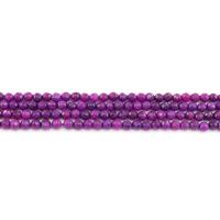 Värjätty Marble Helmi, Pyöreä, kiiltävä, tee-se-itse & kasvot, violetti, 4mm, N. 90PC/Strand, Myymät Strand